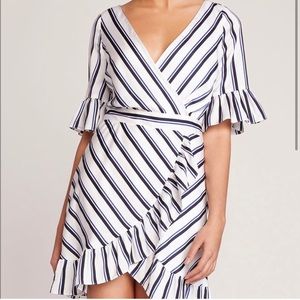BB Dakota Faux Wrap Dress